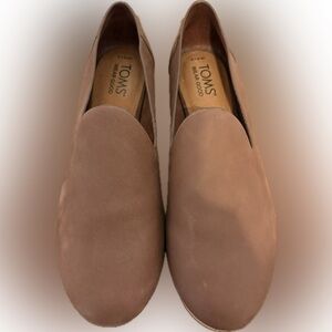 Toms Brown Flats Sleek Minimalist Loafers